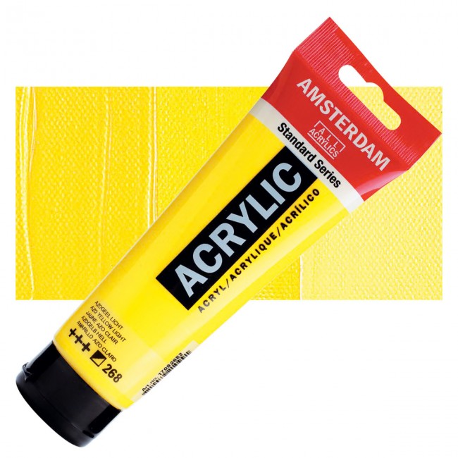 Ακρυλικό Χρώμα Amsterdam acrylic 268 azo yellow light, 120ml