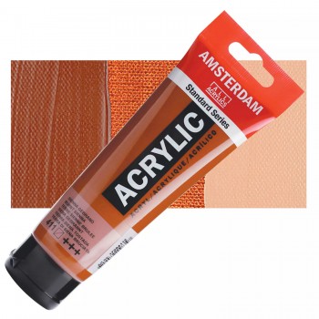 Ακρυλικό Χρώμα Amsterdam acrylic 411 burnt sienna, 120ml