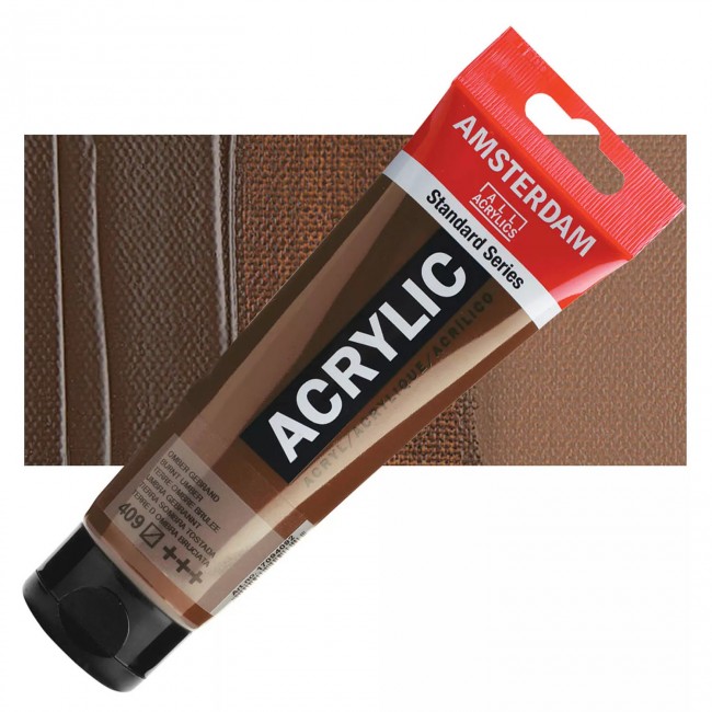 Ακρυλικό Χρώμα Amsterdam acrylic 409 burnt umber, 120ml