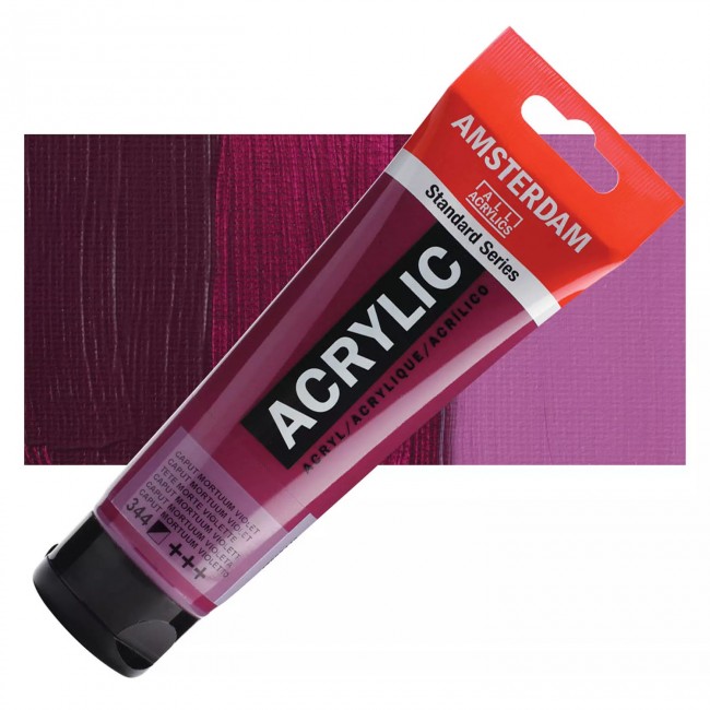Ακρυλικό Χρώμα Amsterdam acrylic 344 caput mortum violet, 120ml