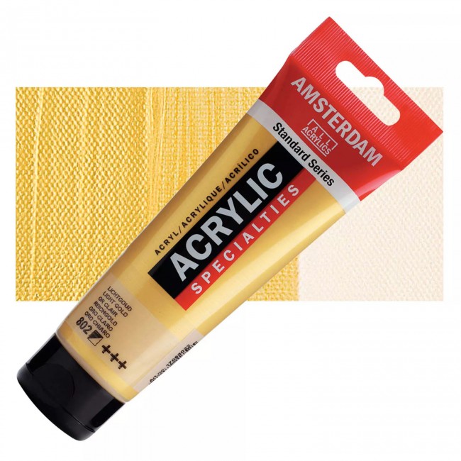 Ακρυλικό Χρώμα Amsterdam acrylic 802 light gold, 120ml