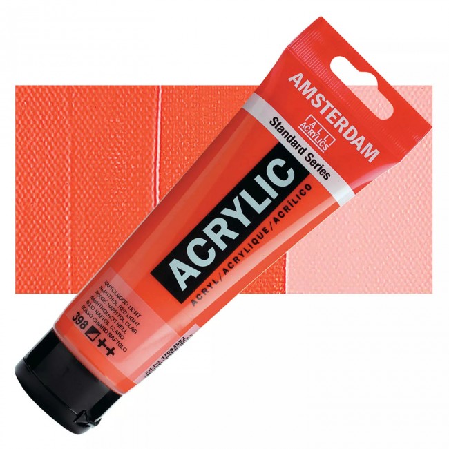 Ακρυλικό Χρώμα Amsterdam acrylic 398 naphthol red light, 120ml