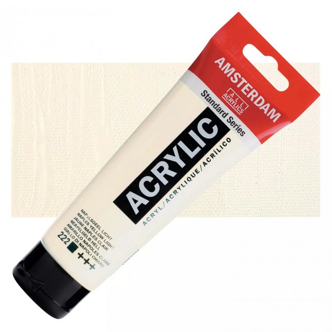 Ακρυλικό Χρώμα Amsterdam acrylic 222 naples yellow light, 120ml