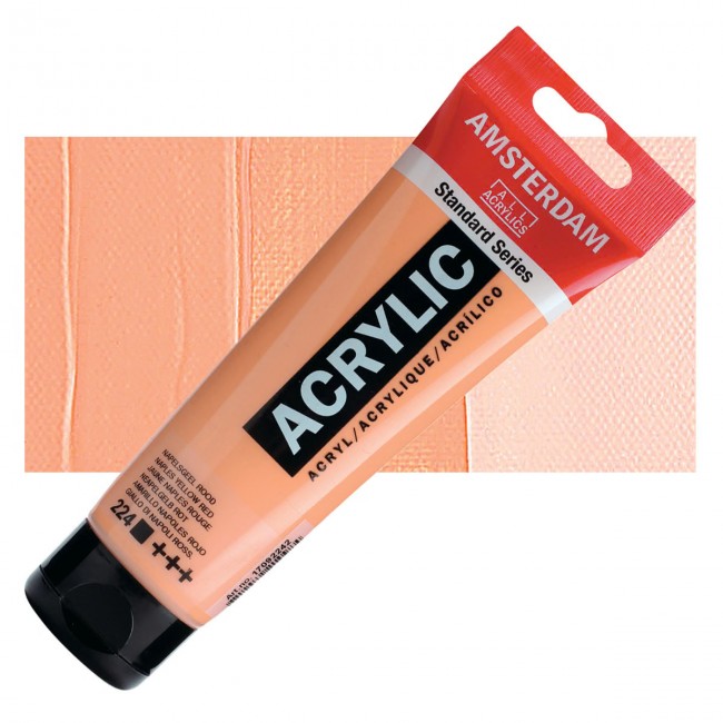Ακρυλικό Χρώμα Amsterdam acrylic 224 naples yellow red, 120ml