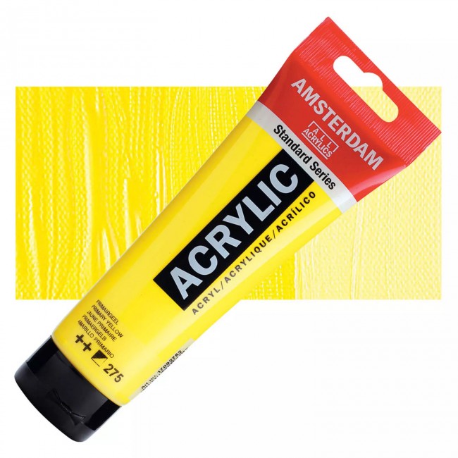 Ακρυλικό Χρώμα Amsterdam acrylic 275 primary yellow, 120ml
