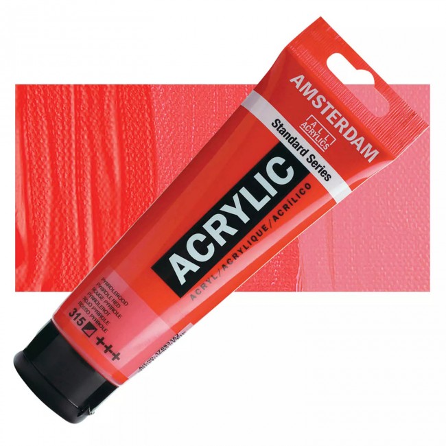 Ακρυλικό Χρώμα Amsterdam acrylic 315 pyrrole red, 120ml