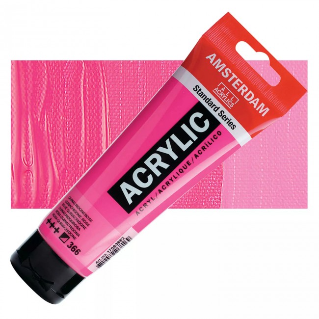 Ακρυλικό Χρώμα Amsterdam acrylic 366 quinacridone rose, 120ml