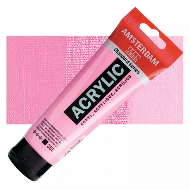 Ακρυλικό Χρώμα Amsterdam acrylic 385 quinacridone rose light, 120ml