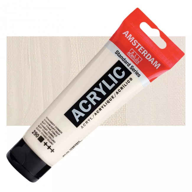 Ακρυλικό Χρώμα Amsterdam acrylic 290 titanium buff deep, 120ml