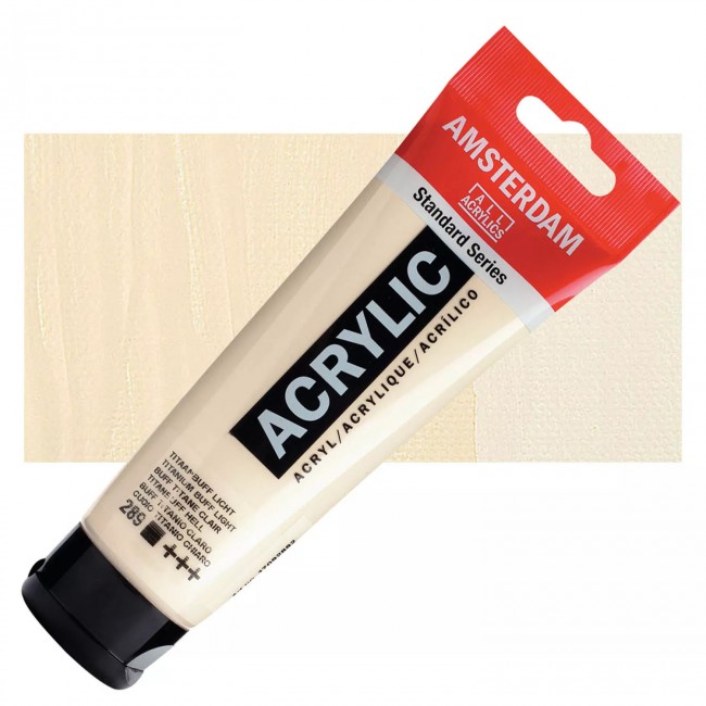 Ακρυλικό Χρώμα Amsterdam acrylic 289 titanium buff light, 120ml