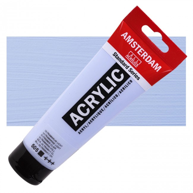 Ακρυλικό Χρώμα Amsterdam acrylic 505 ultramarine light, 120ml