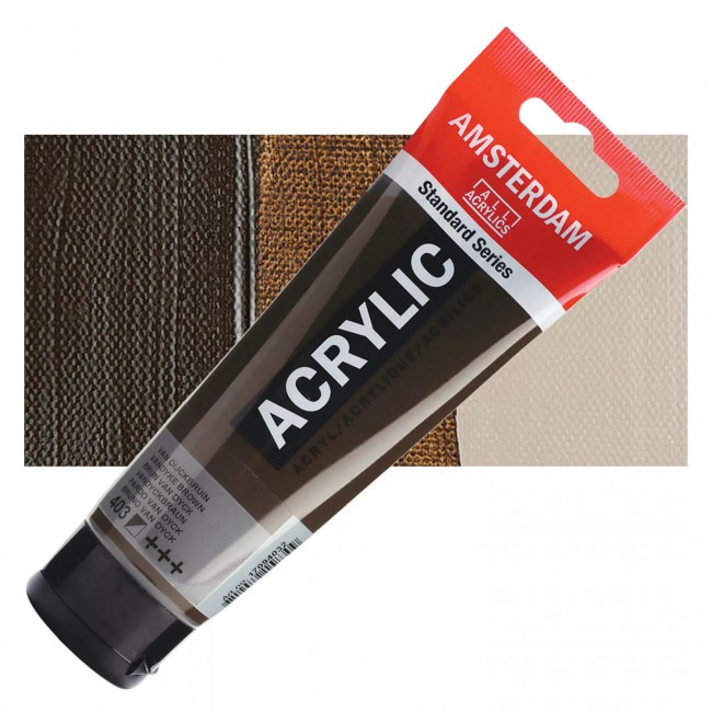 Ακρυλικό Χρώμα Amsterdam acrylic 403 vandyke brown, 120ml