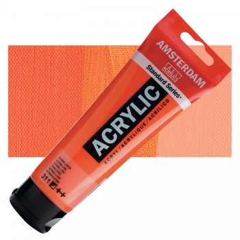 Ακρυλικό Χρώμα Amsterdam acrylic 311 vermilion, 120ml