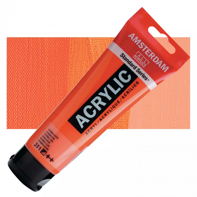 Ακρυλικό Χρώμα Amsterdam acrylic 311 vermilion, 120ml