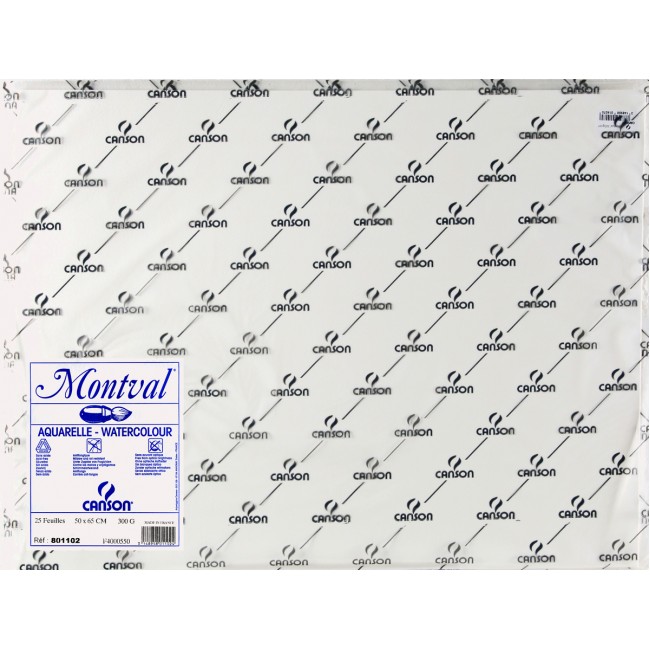 Χαρτί Canson Montval, 55x75cm cp 300gr Χαρτί Canson Montval, 55x75cm cp 300gr