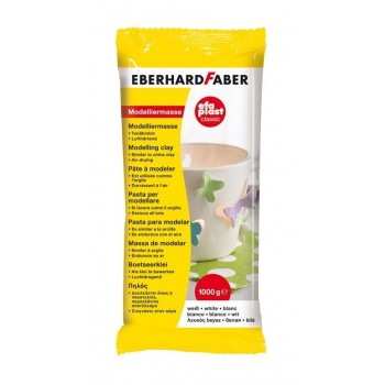 Πηλός Λευκός Efaplast 1kg, Eberhard Faber