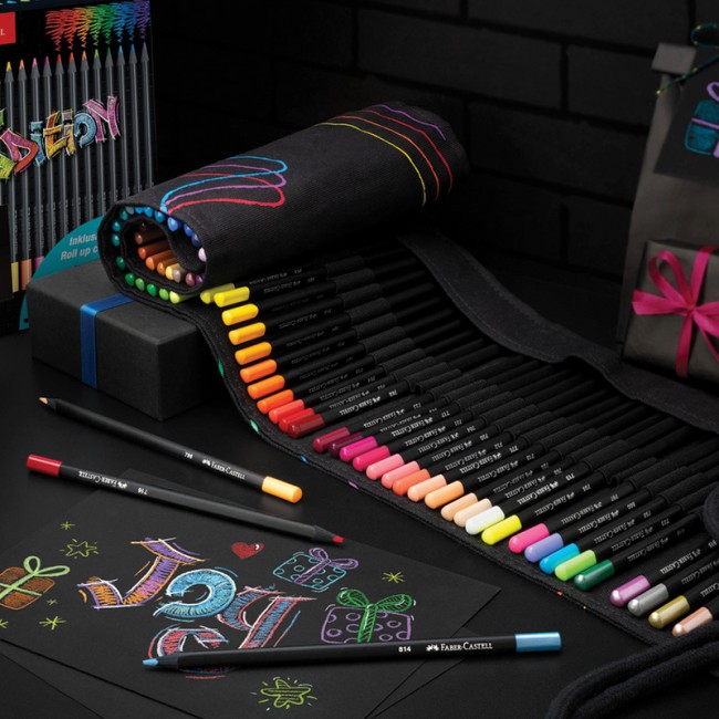 Ξυλομπογιές faber castell black edition 72 τεμάχια Ξυλομπογιές faber castell black edition 72 τεμάχια