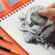 Γόμα για κάρβουνο Faber Castell, γκρι χρώμα