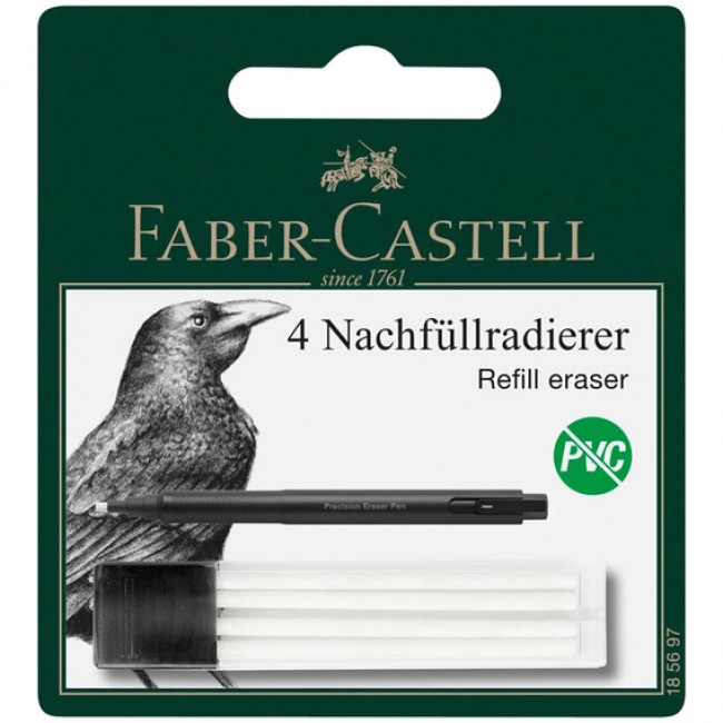 Precision eraser pen refills, Faber castell