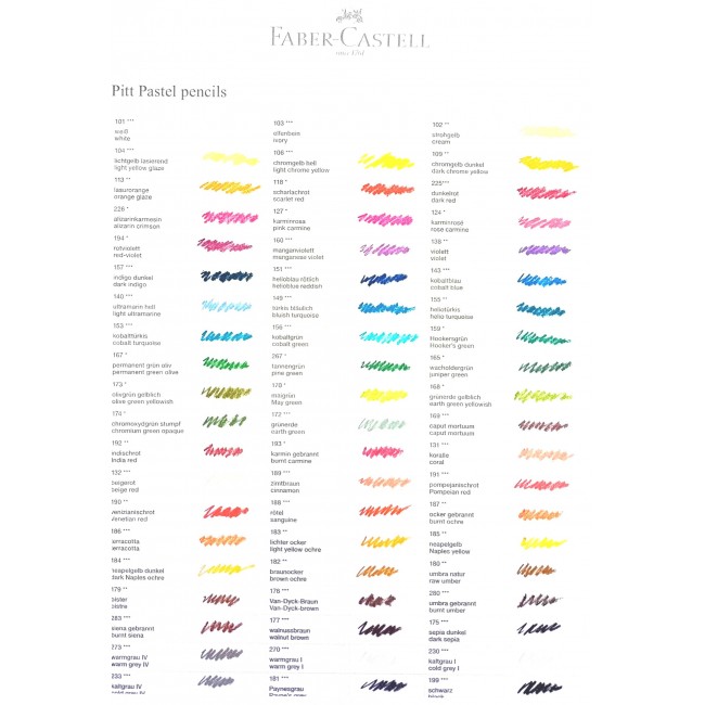 Μολύβι Pitt Pastel 101 Soft White, Faber Castell