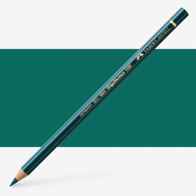 Μολύβι χρωματισμού Polychromos, 158 deep cobalt green