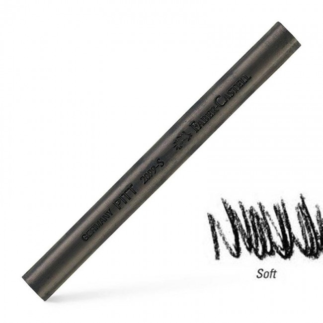 Pitt compressed charcoal stick soft, Faber Castell