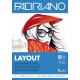 Μπλοκ για Μαρκαδόρους Blocco Layout A3, Fabriano