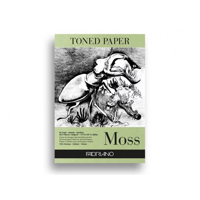 Toned paper moss fabriano A4 Toned paper moss fabriano A4