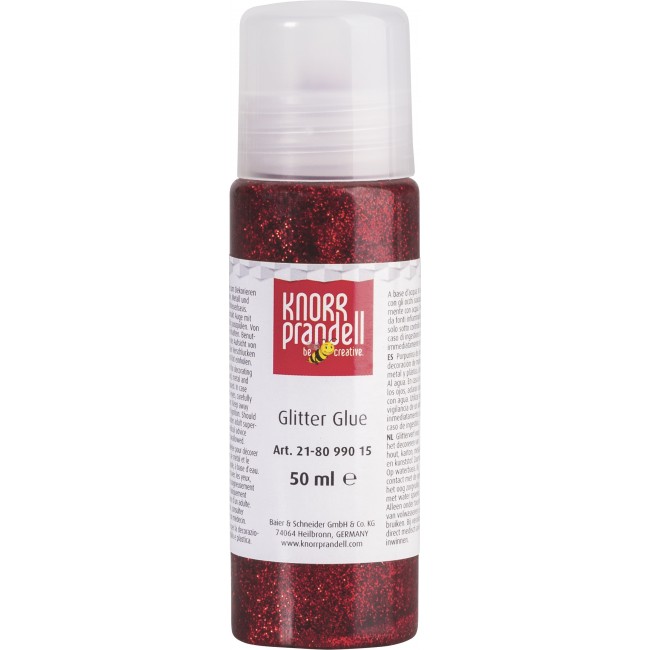 Κόλλα glitter 50ml, κόκκινο χρώμα Κόλλα glitter 50ml, κόκκινο χρώμα