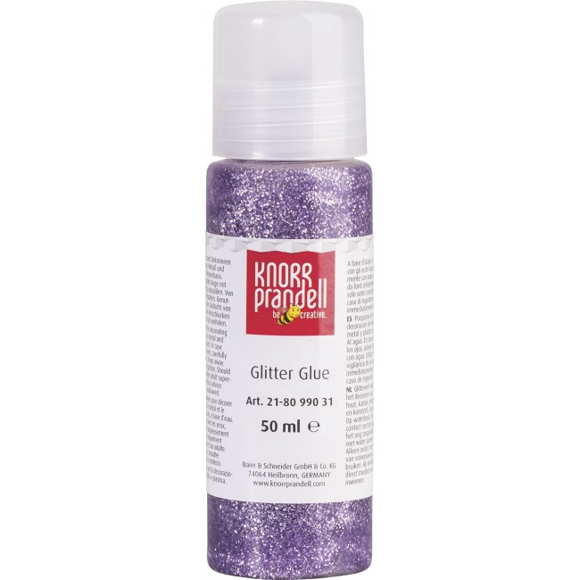Κόλλα glitter 50ml, λιλά χρώμα Κόλλα glitter 50ml, λιλά χρώμα