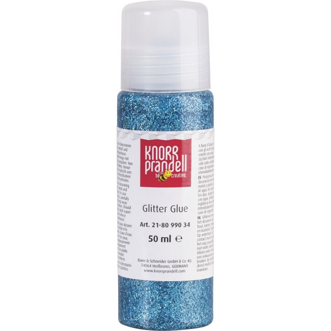 Κόλλα glitter 50ml, γαλάζιο χρώμα