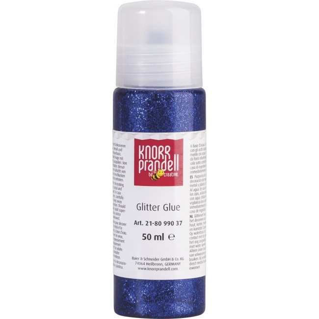 Κόλλα glitter 50ml, σκούρο μπλε χρώμα Κόλλα glitter 50ml, σκούρο μπλε χρώμα