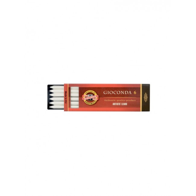 Μύτη Λευκή Κιμωλία Gioconda  για Μηχανικό Μολύβι 5,6mm, Koh-I-Noor