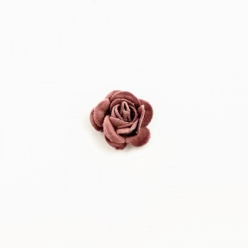 Βελουτέ Λουλούδι Σκούρο Ροζ, 3cm