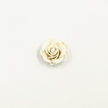 Βελουτέ Λουλούδι Λευκό, 3cm