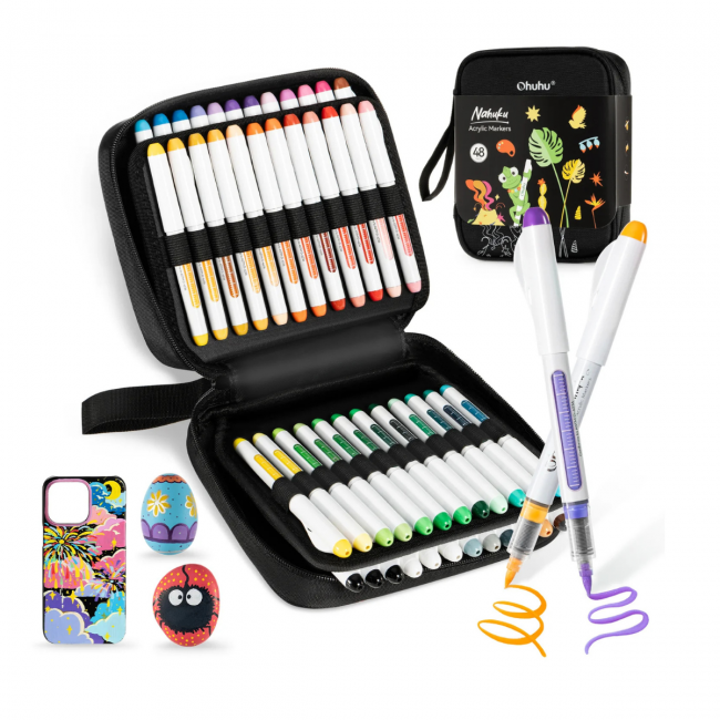 Ohuhu direct-ink acrylic markers Nahuku Σετ 48 τεμ