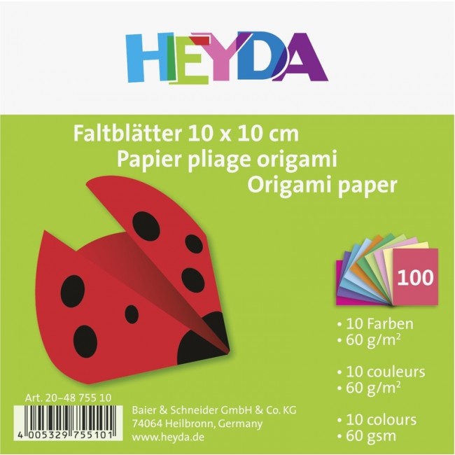 φύλλα origami μονόχρωμα 100 τεμ, 10x10cm φύλλα origami μονόχρωμα 100 τεμ, 10x10cm