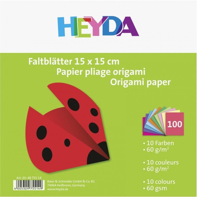 φύλλα origami μονόχρωμα 100 τεμ, 15x15cm φύλλα origami μονόχρωμα 100 τεμ, 15x15cm