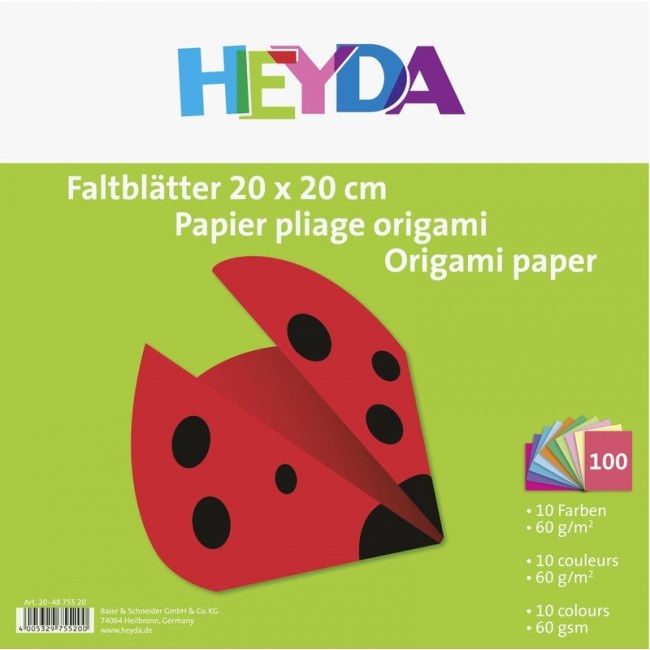 φύλλα origami μονόχρωμα 100 τεμ, 20x20cm φύλλα origami μονόχρωμα 100 τεμ, 20x20cm