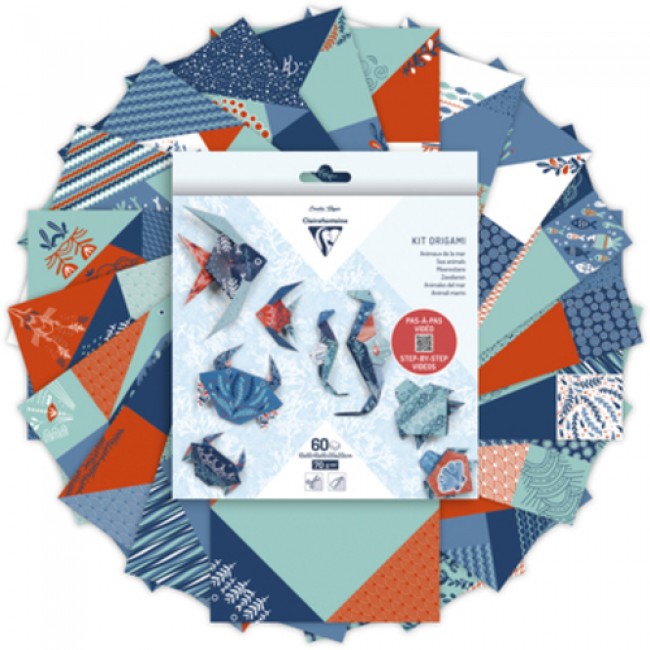 Origami σετ 60 φύλλα, sea animals Origami σετ 60 φύλλα, sea animals
