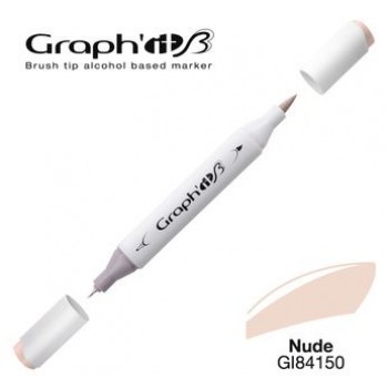 Μαρκαδόρος Οινοπνεύματος Διπλή Μύτη Πινέλο Graph'it Brush, 4150 nude