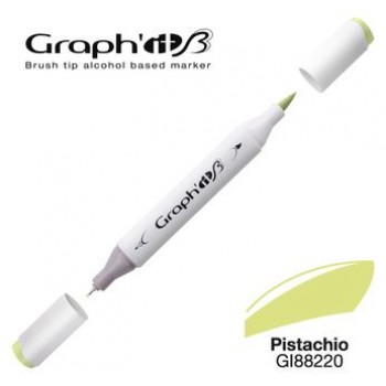 Μαρκαδόρος Οινοπνεύματος Διπλή Μύτη Πινέλο Graph'it Brush, 8220 pistachio