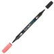 Μαρκαδόρος Νερού Διπλή Μύτη Πινέλο Graph'O Twin Tip marker 5210 coral