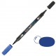 Μαρκαδόρος Νερού Διπλή Μύτη Πινέλο Graph'O Twin Tip marker 7185 ultramarine