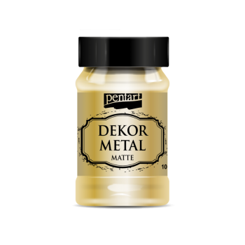 Χρώμα Κιμωλίας Μεταλλικό Decor Metal Pentart, gold 100ml