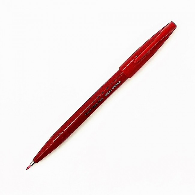 Μαρκαδόρος Brush Sing Pen Pentel, κόκκινο χρώμα Μαρκαδόρος Brush Sing Pen Pentel, κόκκινο χρώμα