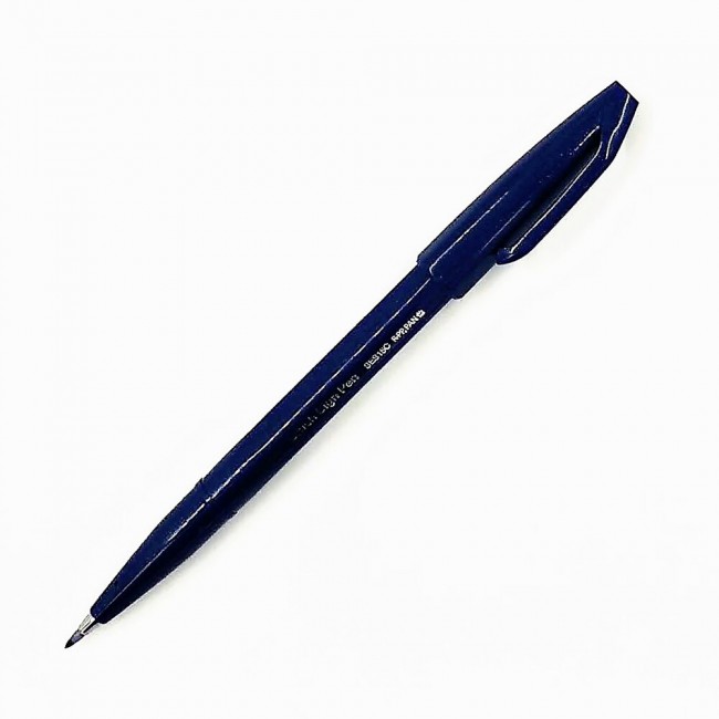Μαρκαδόρος Brush Sing Pen Pentel, μαύρο-μπλε χρώμα Μαρκαδόρος Brush Sing Pen Pentel, μαύρο-μπλε χρώμα