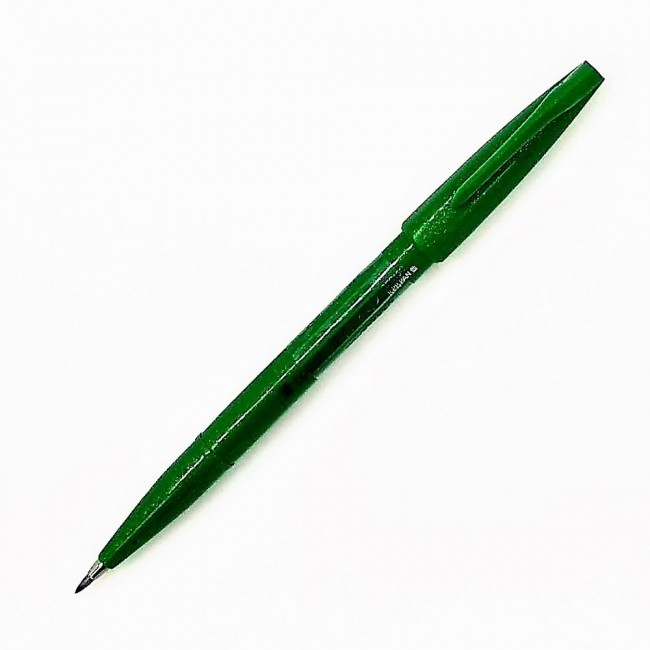 Μαρκαδόρος Brush Sing Pen Pentel, πράσινο χρώμα Μαρκαδόρος Brush Sing Pen Pentel, πράσινο χρώμα