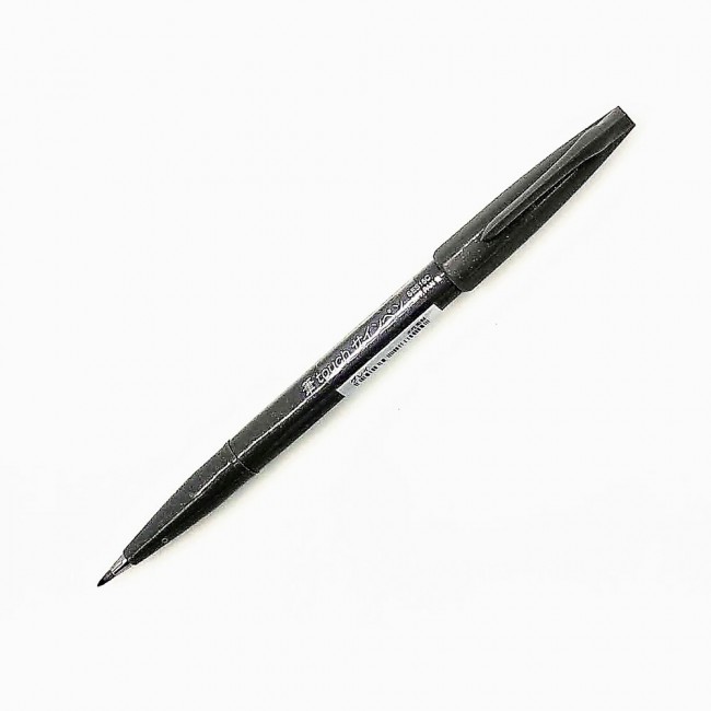 Μαρκαδόρος Brush Sing Pen Pentel, γκρι χρώμα Μαρκαδόρος Brush Sing Pen Pentel, γκρι χρώμα