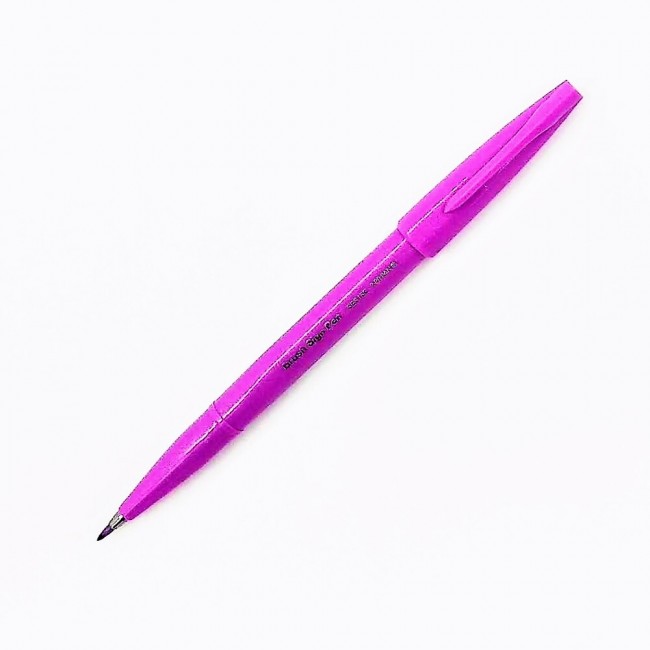 Μαρκαδόρος Brush Sing Pen Pentel, λιλά χρώμα Μαρκαδόρος Brush Sing Pen Pentel, λιλά χρώμα